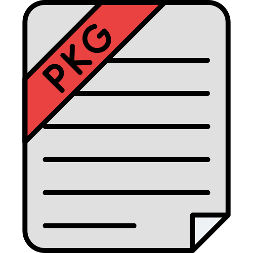 archivo pkg icono gratis