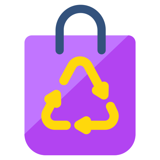 bolsa de reciclaje icono gratis