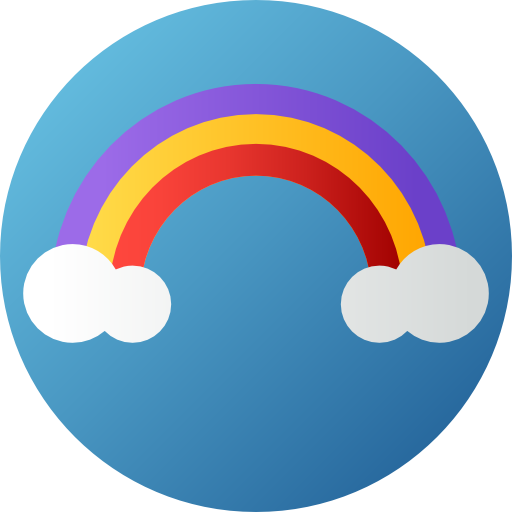 Rainbow free icon