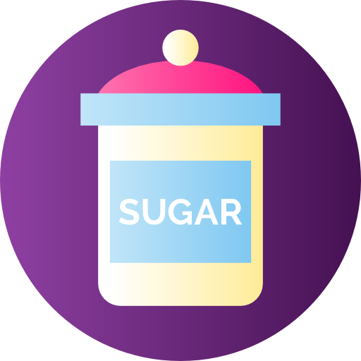 azúcar icono gratis