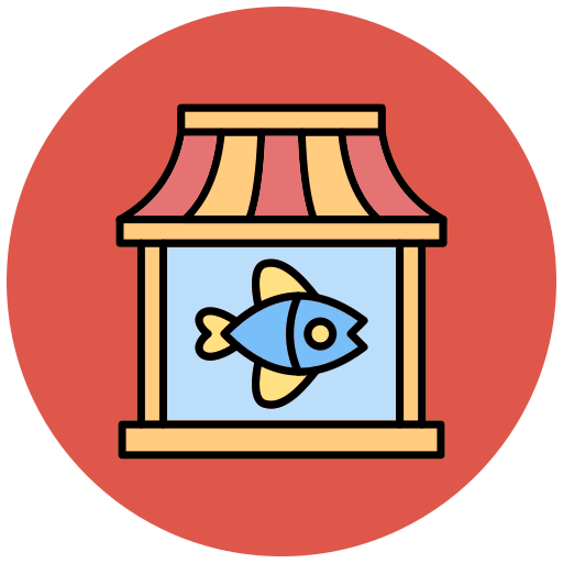 pescadería icono gratis