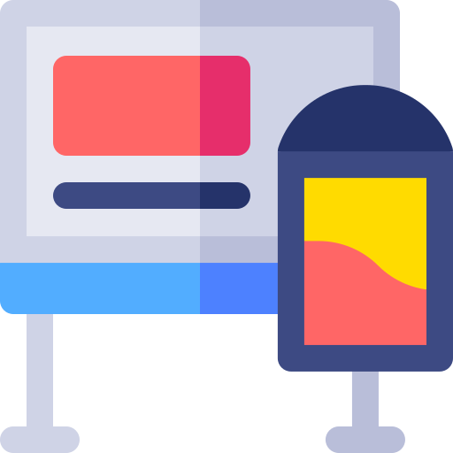 outdoor advertising Icône gratuit