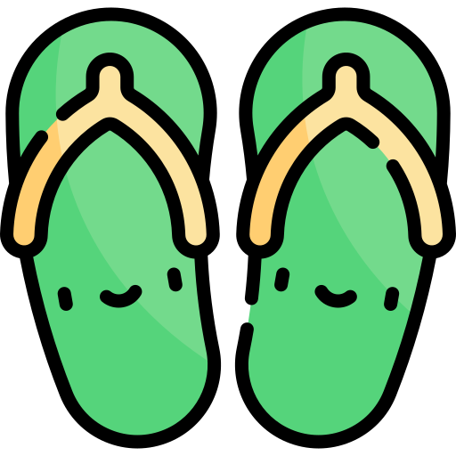 chancletas icono gratis