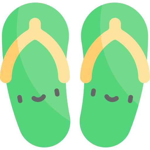 chancletas icono gratis