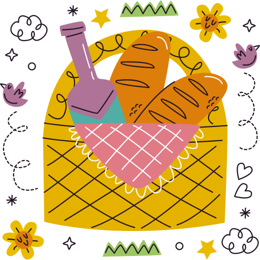 Picnic free sticker Picnic free sticker