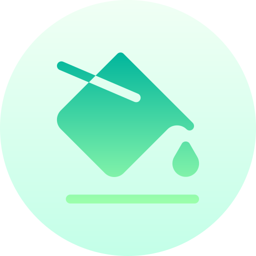 Paint bucket Basic Gradient Circular icon