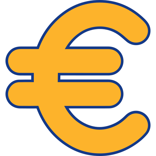 euro icono gratis