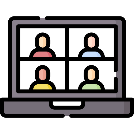 Video Conference Special Lineal color icon