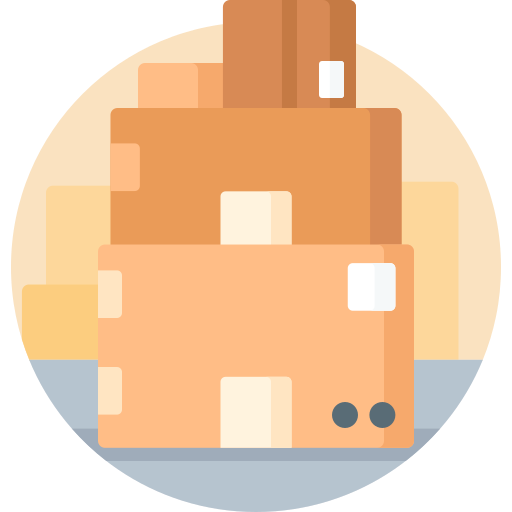 Boxes free icon