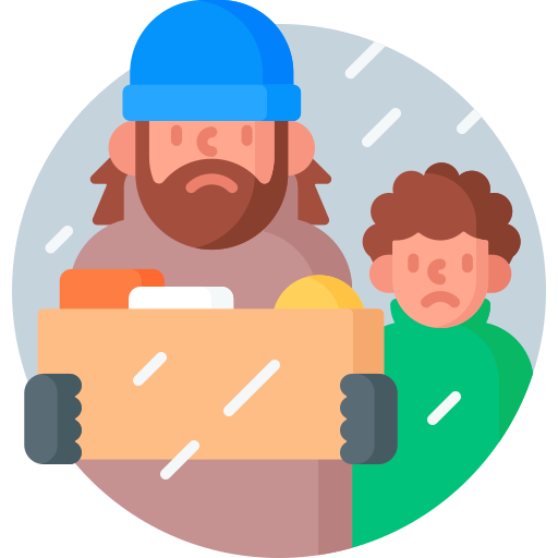 Homeless free icon