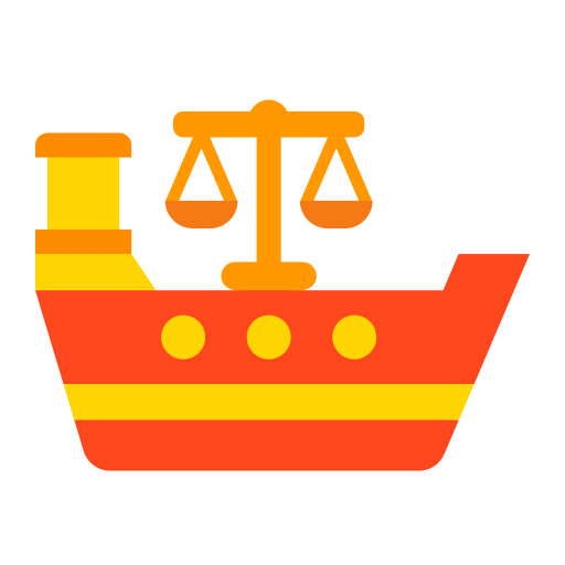 Maritime laws free icon