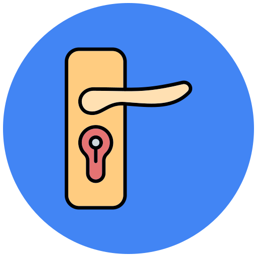 Door lock free icon Door lock free icon