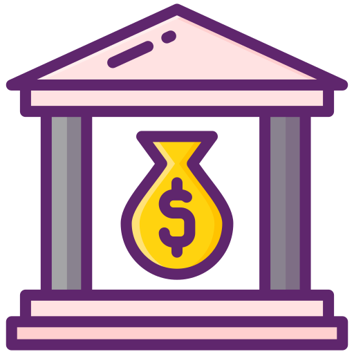 Bank Generic color lineal-color icon