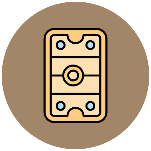 hockey de aire icono gratis