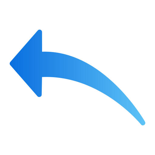 Left arrow Generic gradient fill icon