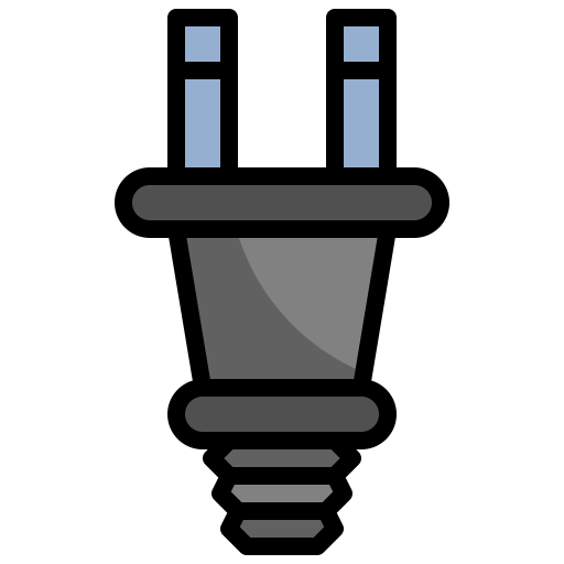 Plug Generic Outline Color icon