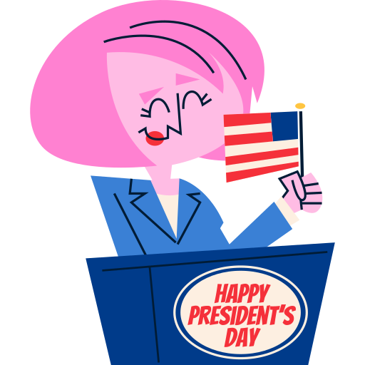 presidents day gratis sticker