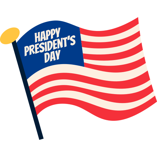 Presidents day Stickers - Free holidays Stickers