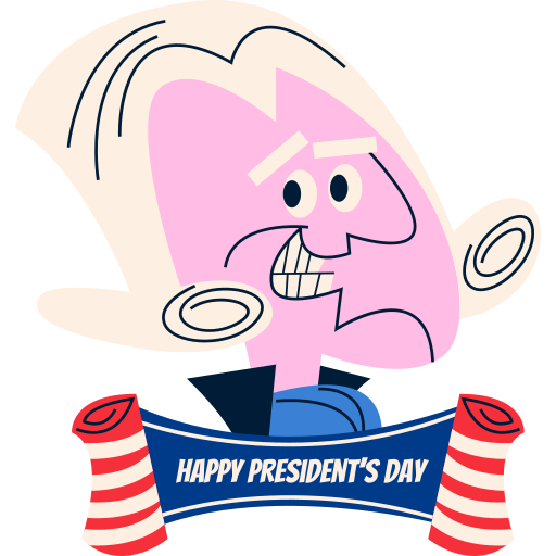 Presidents day Stickers - Free holidays Stickers