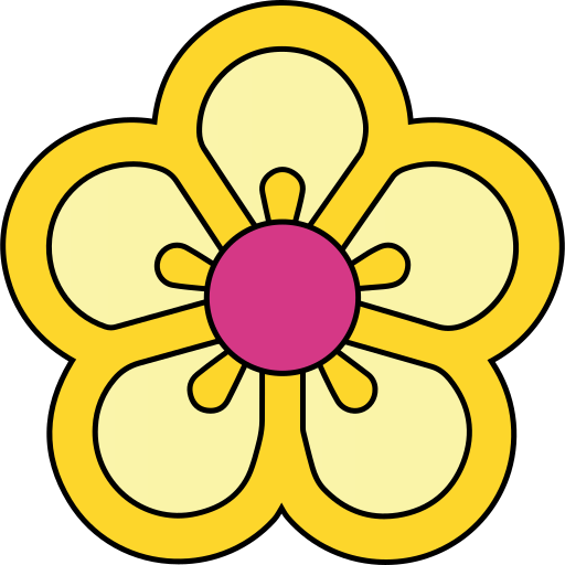 Flower Generic color lineal-color icon