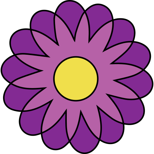 Flower Generic color lineal-color icon