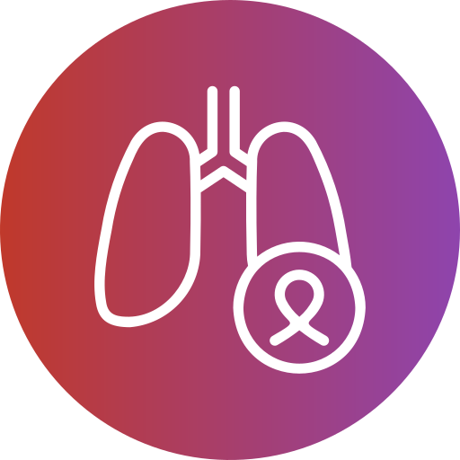 cáncer de pulmón icono gratis