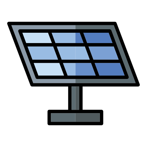 energía solar icono gratis