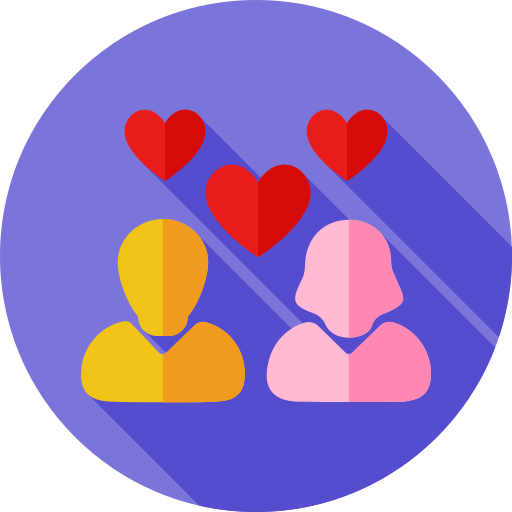 Couple Generic color fill icon