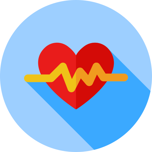 Heart beat Generic color fill icon