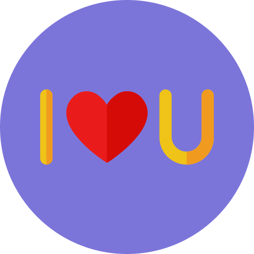 eu te amo grátis ícone eu te amo grátis ícone