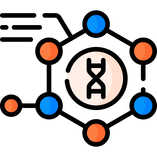 Molecular Structure Special Lineal Color Icon