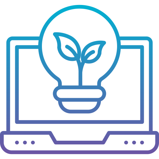 tecnología verde icono gratis