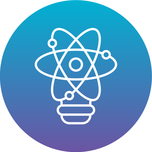 Atom - free icon