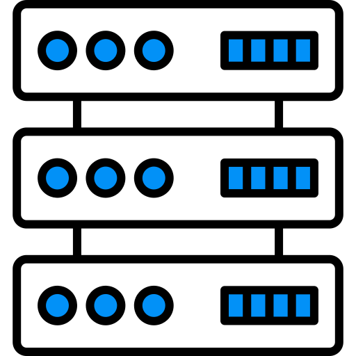 Hosting Generic color lineal-color icon