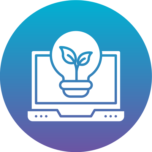 tecnología verde icono gratis