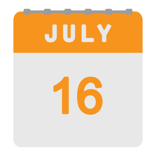 Июль бесплатно иконка Июль бесплатно иконка