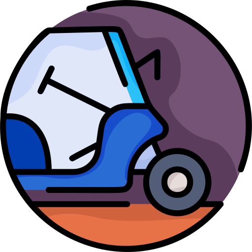 carro de golf icono gratis