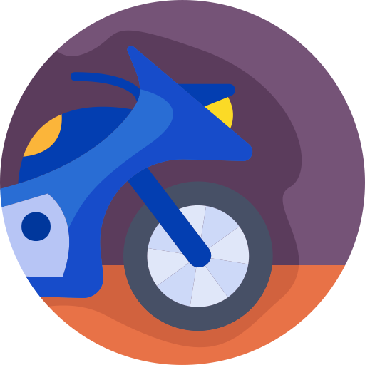 motocicleta icono gratis
