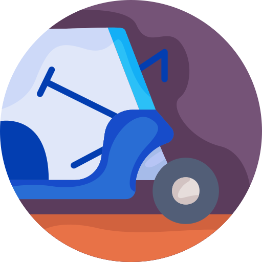 carro de golf icono gratis