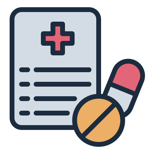 Prescription Generic color lineal-color icon