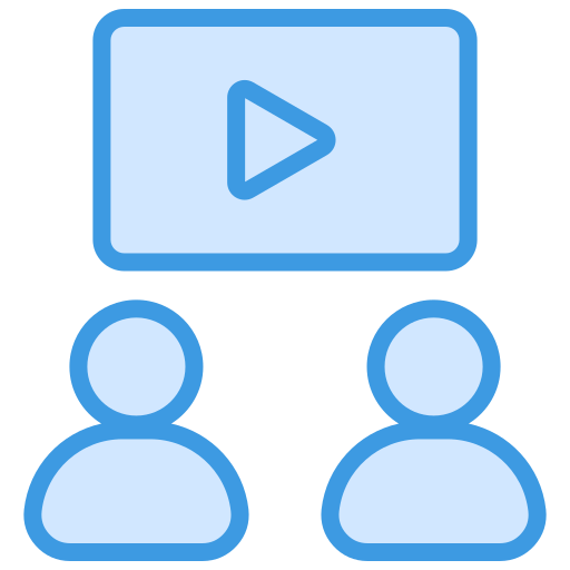 espectadores icono gratis