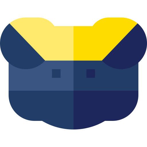 rana venenosa de bandas amarillas icono gratis