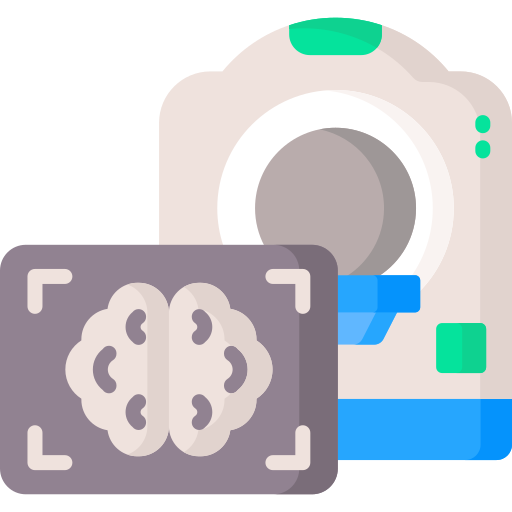 Brain Imaging Special Flat Icon