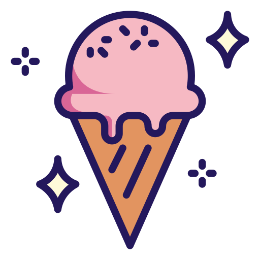 Рожок мороженого бесплатно иконка Рожок мороженого бесплатно иконка