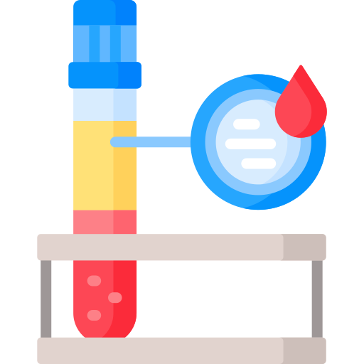 biopsia de sangre icono gratis