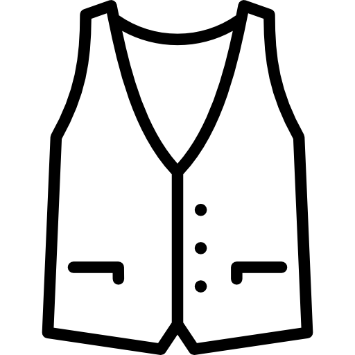 Wedding Vest Stroke Icon PNG & SVG Design For T-Shirts