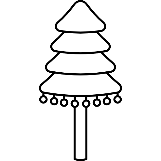 Árbol de navidad icono gratis