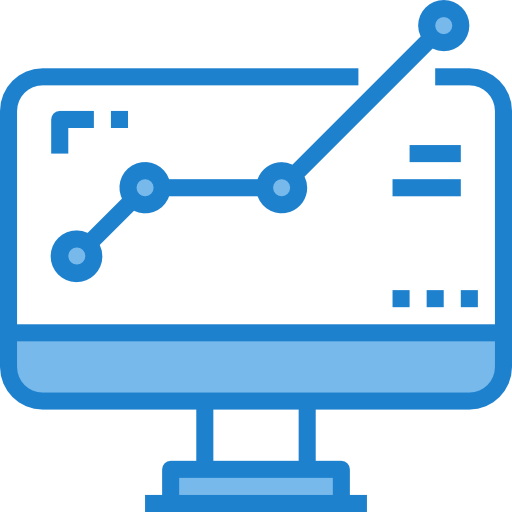 gráfico de linea icono gratis