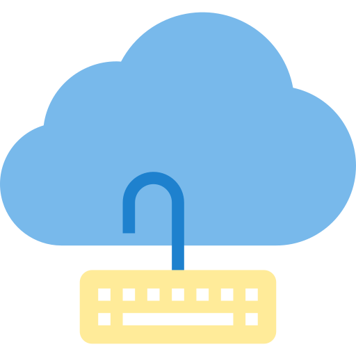 computación en la nube icono gratis