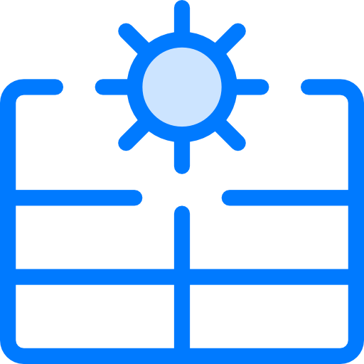 panel solar icono gratis